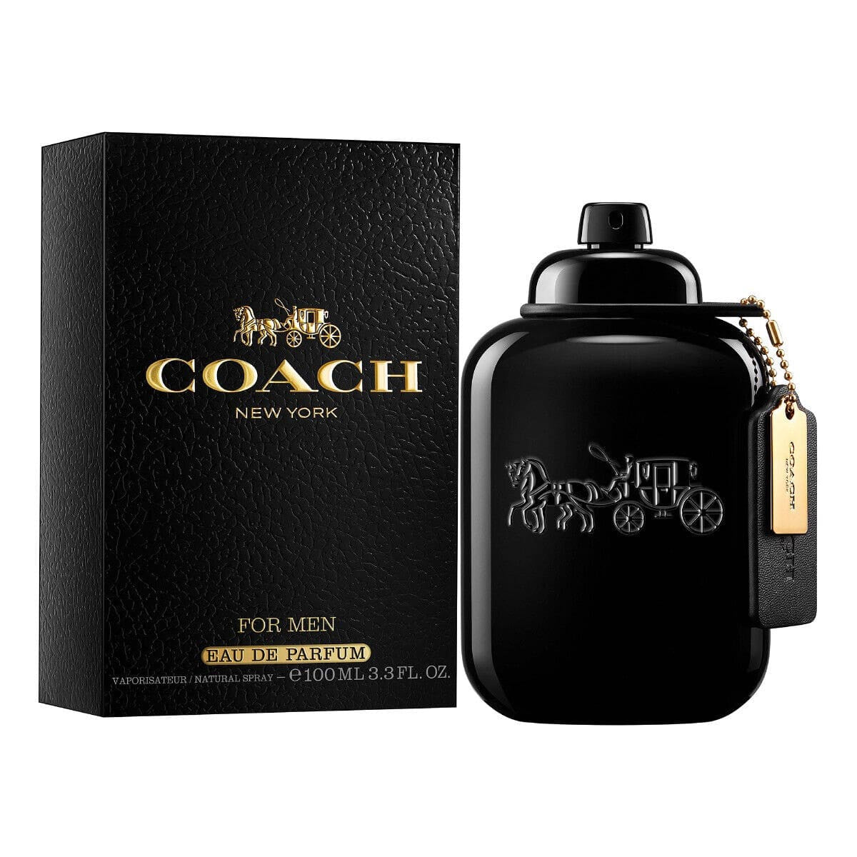 COACH Eau De Parfum For Men 3.3oz / 100ml NEW SEALED BOX 3.4oz