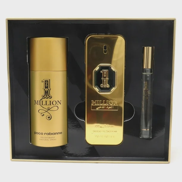 Paco Rabanne Men's 1 Million Golden Oud Gift Set Fragrances