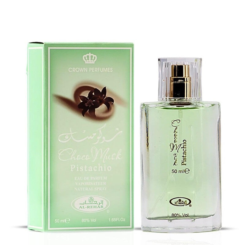 Al Rehab Unisex Choco Musk Pistachio EDP Spray 1.65 oz Fragrances