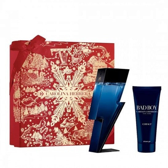 Carolina Herrera Men's Bad Boy Cobalt Electrique Gift Set Fragrances