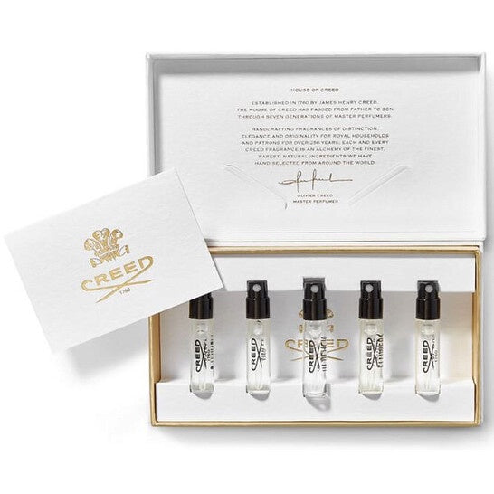 Creed Men's EDP Spray Sampler Set 5 x 1.7 ML/.06 oz