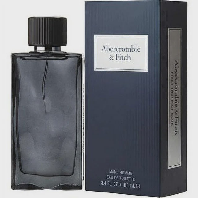 Abercrombie and Fitch First Instinct Blue Eau De Toilette Spray, Cologne for Men, 1.0 Oz.