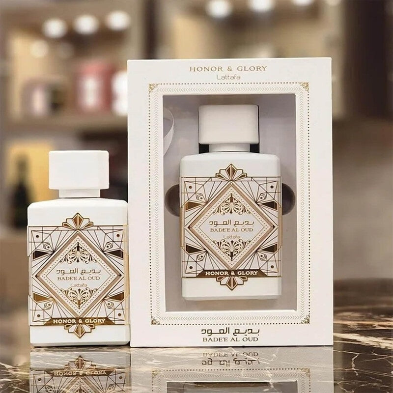 Lattafa Unisex Bade'e Al Oud Honor & Glory EDP Spray 3.4 oz Fragrances