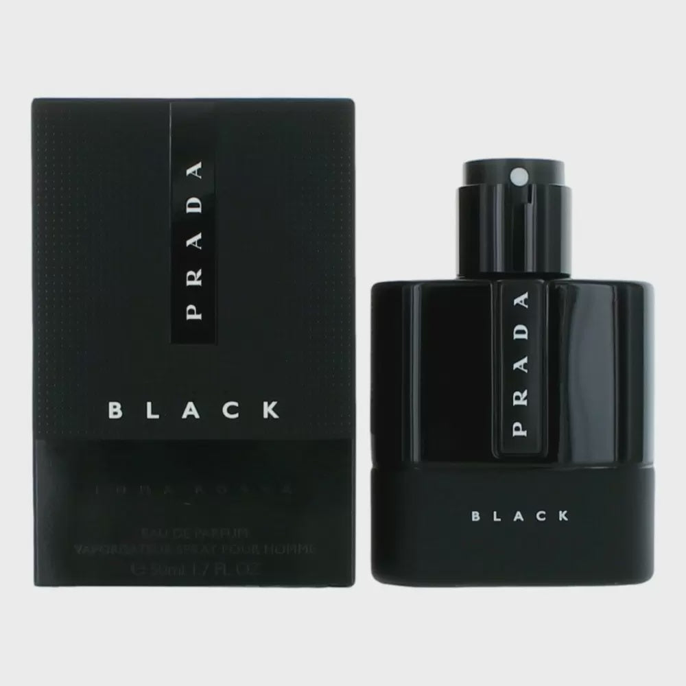 Prada Luna Rossa Black Eau de Parfum, Cologne for Men, 1.7 Oz