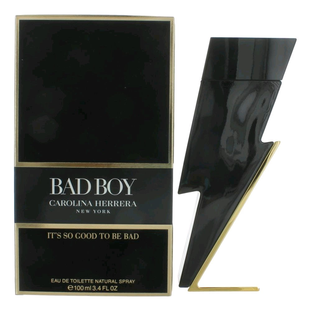 Bad Boy by Carolina Herrera, 3.4 oz Eau De Toilette Spray for Men