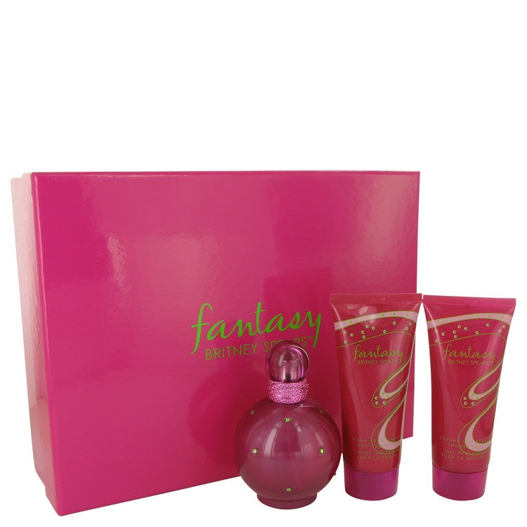 Fantasy by Britney Spears 3pcs Set Women Eau De Parfum EDP 3.4oz / 100ml