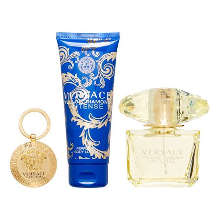 Yellow Diamond Intense by Versace for Women Fragrance Gift Set - 3pc