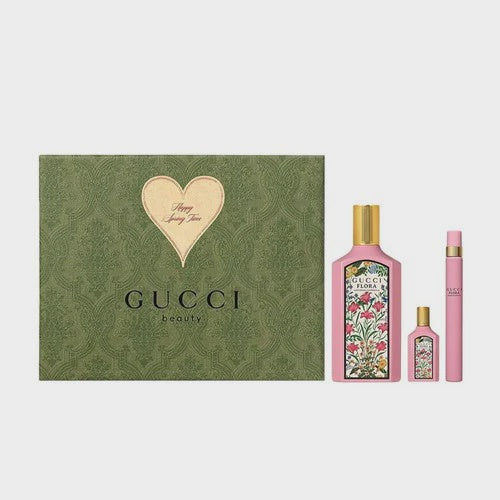 Gucci Gorgeous Gardenia EDP 3 PIC SET 100ml / 10ml / 5ml Perfume