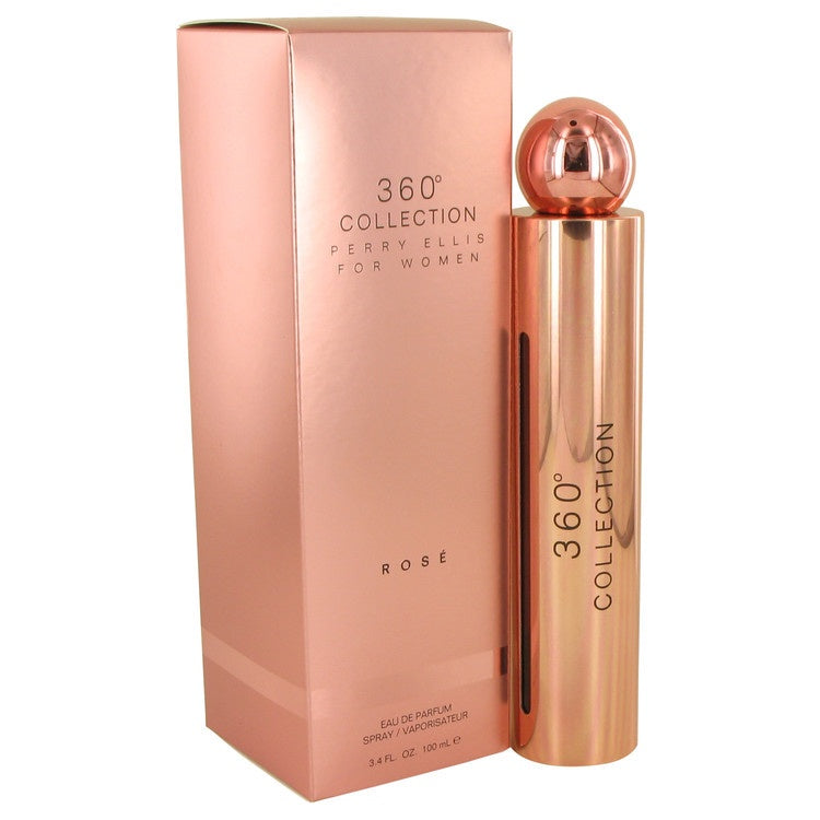 Perry Ellis 360 Collection Rose by Perry Ellis Eau De Parfum Spray 3.4 oz/100 ml