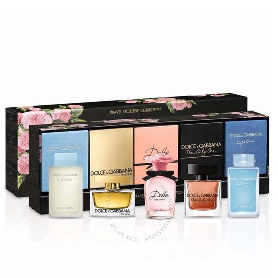 DOLCE & GABBANA 4 PCS MINI SET FOR WOMEN.