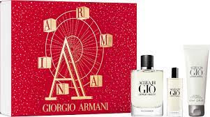 Acqua Di Gio Giorgio Armani 3 Pcs Gift Set 3.4 oz Edt Spray Men