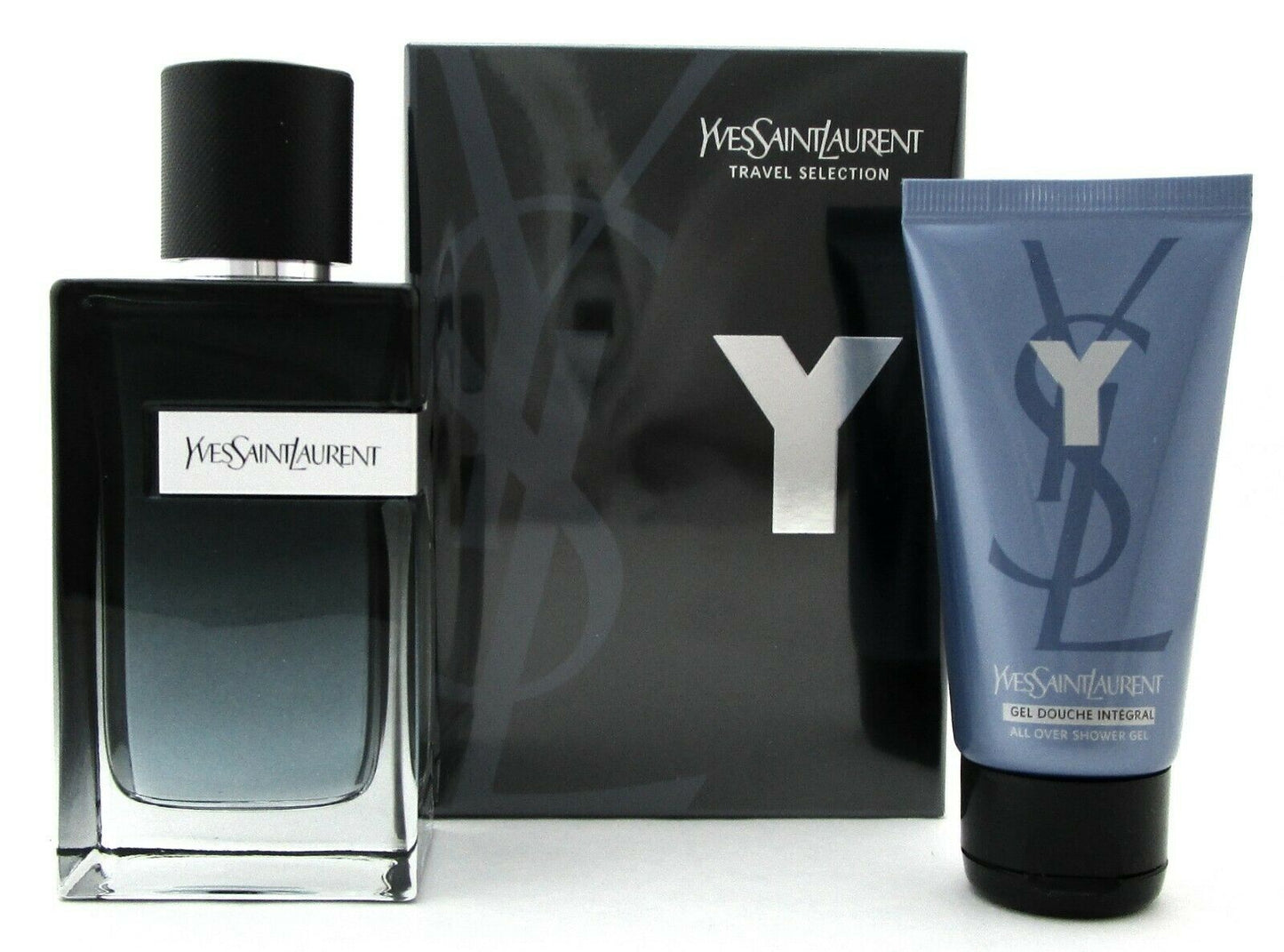 Y by Yves Saint Laurent 3.3 oz. EDP Spray + 1.6 oz. Shower Gel. New SET for Men