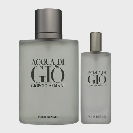 Acqua Di Gio Giorgio Armani Acqua Di Gio 2 Pc. Gift Set For Men Edt 3.4 Oz + MINI