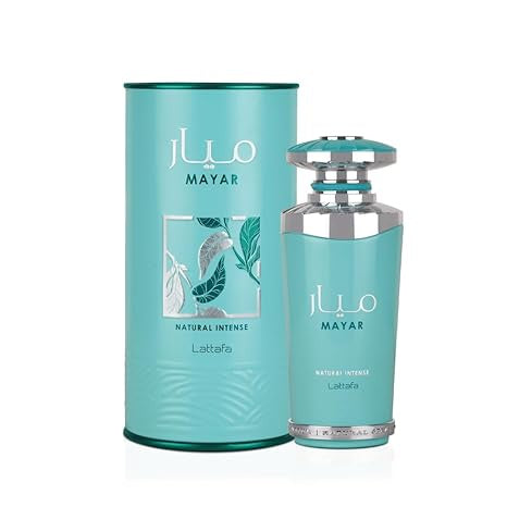 Lattafa Mayar Natural Intense Eau de Parfum Spray for Women, 3.4 Ounce