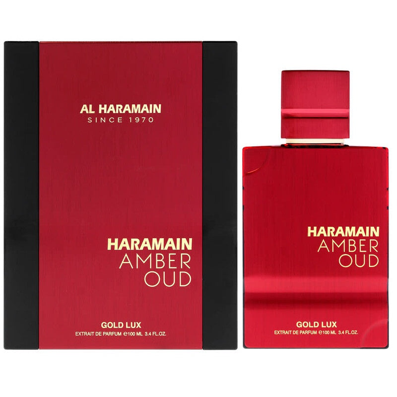 Al Haramain Unisex Amber Oud Gold Lux Extrait de Parfum Spray 3.4 oz Fragrances