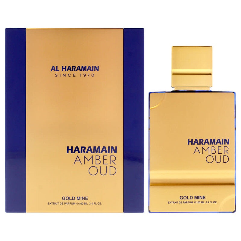 Al Haramain Unisex Amber Oud Gold Mine Extrait de Parfum Spray 3.4 oz Fragrances