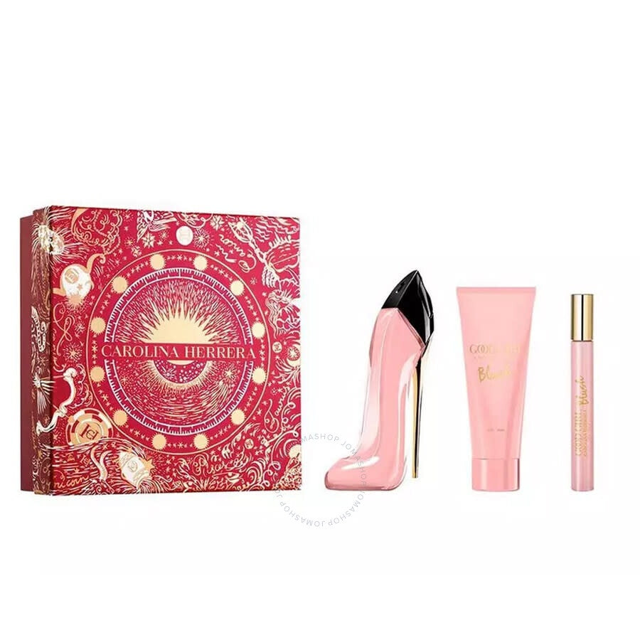 Carolina Herrera Ladies Good Girl Blush EDP Gift Set 3 PIC Lotion 3 oz