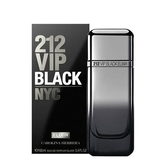 Carolina Herrera  Men's 212 Vip Black Elixir EDP Spray 3.4 oz Fragrances