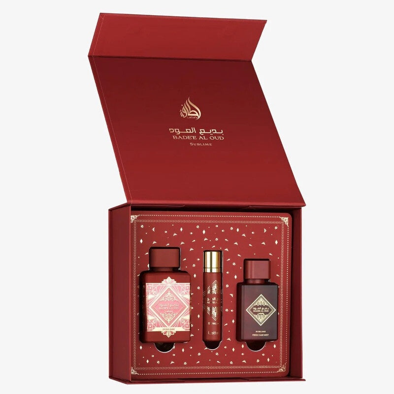 Lattafa Men's Bade'e Al Oud Sublime Gift Set Fragrances
