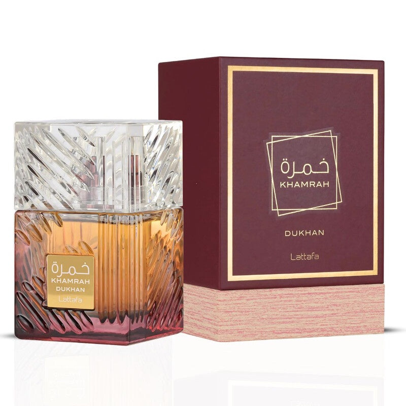 Lattafa Men's Khamrah Dukhan EDP Spray 3.4 oz Fragrances