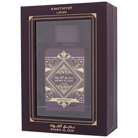 Lattafa  Unisex Bade'e Al Oud Amethyst EDP Spray 3.38 oz Fragrances