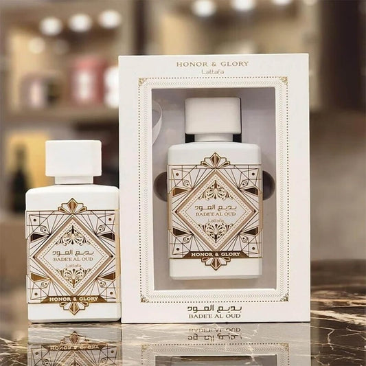 Lattafa Unisex Bade'e Al Oud Honor & Glory EDP Spray 3.4 oz Fragrances