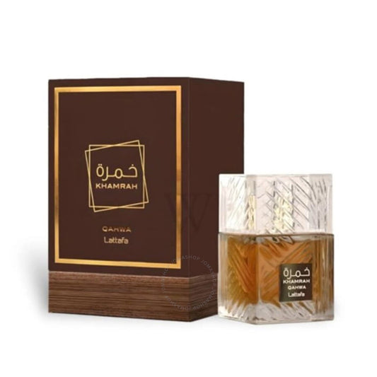 Lattafa  Unisex Khamrah Qahwa EDP Spray 3.4 oz Fragrances