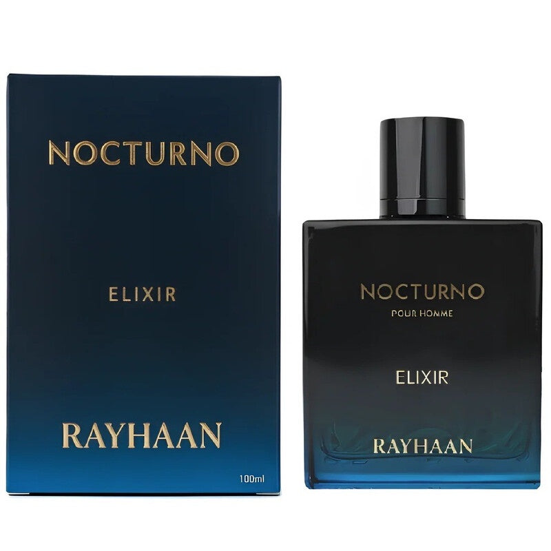 Rayhaan Men's Nocturno Elixir EDP Spray 3.4 oz Fragrances