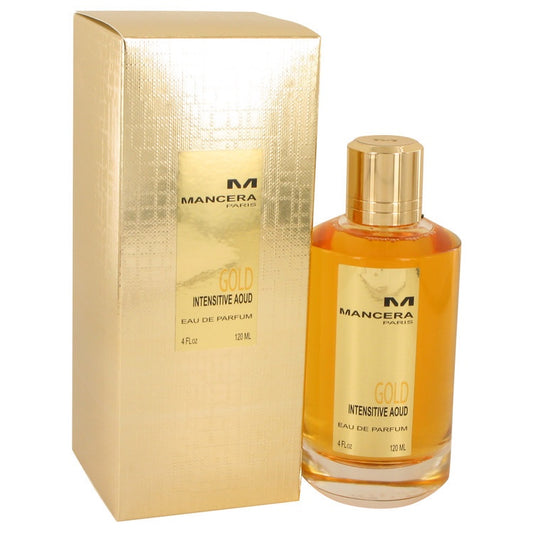 Mancera Intensitive Aoud Gold by Mancera Eau De Parfum Spray (Unisex) 4 oz/120 ml