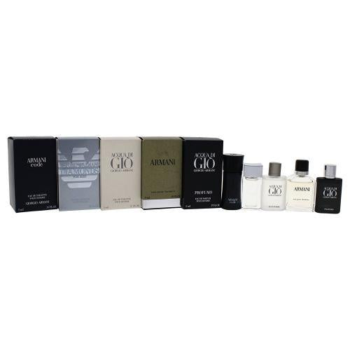 GIORGIO ARMANI 5 PCS MINI SET FOR MEN