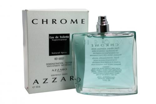 AZZARO CHROME TESTER FOR MEN 3.4 EDT SP