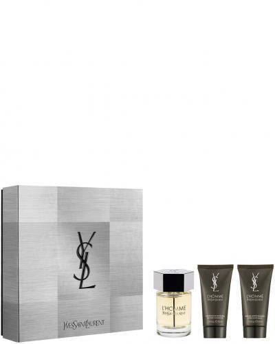 YSL L\'HOMME 3 PCS SET: 3.4 EDT SP