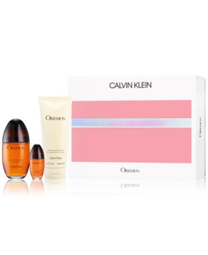 OBSESSION WOMEN 3 PIECE GIFT SET - 3.4 OZ EAU DE PARFUM SPRAY by CALVIN KLEIN