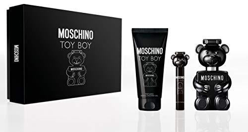 Moschino Toy Boy 3.4 Oz Edp Spray For Men + 5.0 Oz Shower Gel + 0.3 Oz Edp Spray