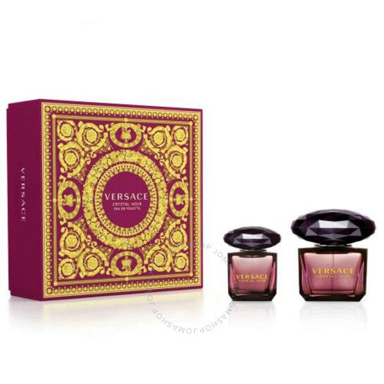 VERSACE Ladies Crystal Noir Gift Set Fragrances