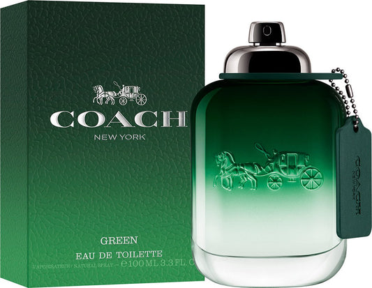 Coach Green Eau De Toilette Spray for Men 1.3 oz