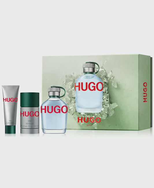 HUGO BOSS GREEN 3 PCS SET FOR MEN: 5 OZ SP