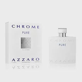 Chrome Pure by Eau De Toilette Spray for Men, 3.4 oz