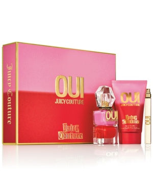 Juicy Couture Oui By Juicy Couture , Eau De Parfum Spray 1.7 Oz & Body Creme 4.2