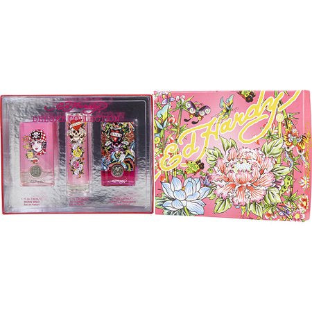 Ed Hardy Variety By Christian Audigier Set-3 Piece Set