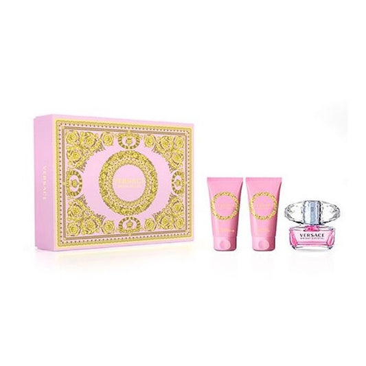 VersaceBright Crystal Coffret: Eau De Toilette Spray 50ml/1.7oz + Bath & Shower