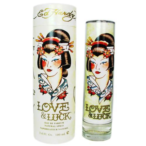 ED HARDY LOVE & LUCK 3.4 EDP SP FOR WOMEN