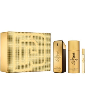 1 Million Paco Rabanne 3.4oz &10ml Edt Spray + 5.1oz Deo Spray. Set For Men