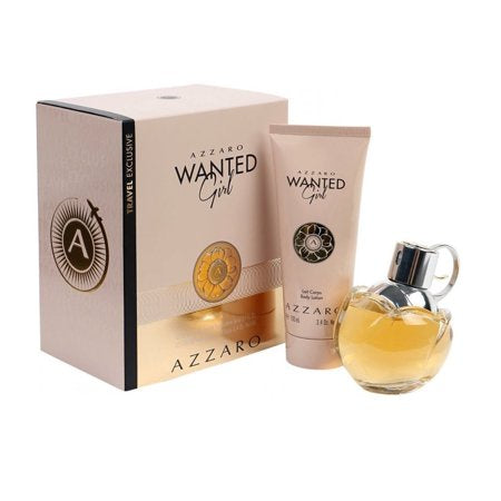 Azzaro Wanted Girl 2.7 oz EDP spray womens perfume+ 3.4 body lotion