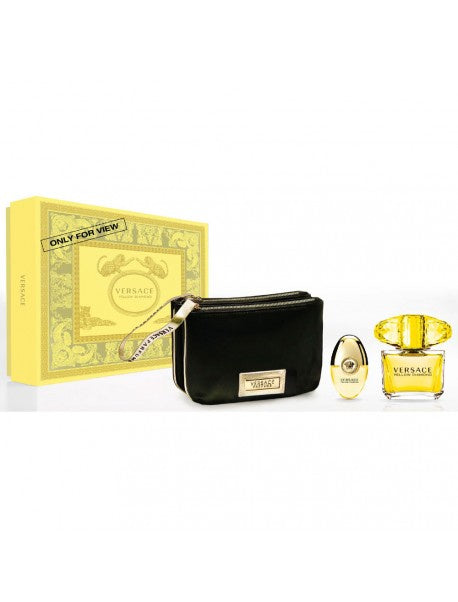 Versace Yellow Diamond Eau de Toilette 90ml 3 PIC Gift Set