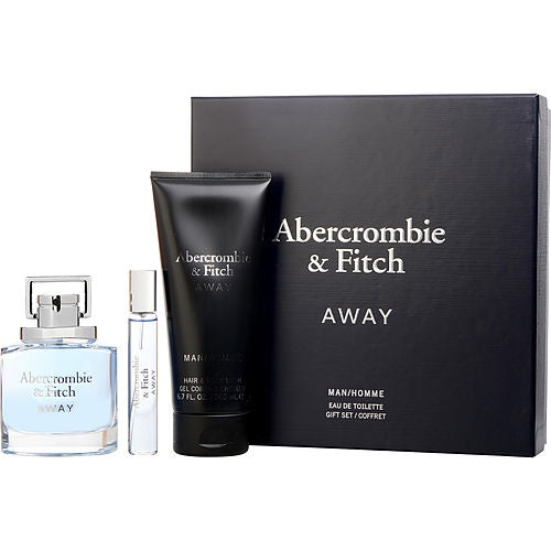 ABERCROMBIE & FITCH AWAY by Abercrombie & Fitch EDT SPRAY 3.4 OZ & HAIR AND BO