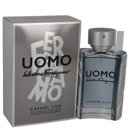 Salvatore Ferragamo Uomo Casual Life by Salvatore Ferragamo Eau De Toilette Spray 3.4 oz/100 ml