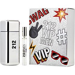 212 Vip by Carolina Herrera Gift Set - 3.4 oz Eau De Toilette Spray .34 oz Min