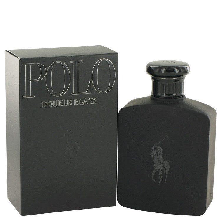 Polo Double Black by Ralph Lauren Eau De Toilette Spray 4.2 oz/125 ml