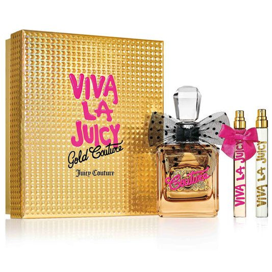 Juicy Couture Viva La Gold Couture Value Fragrance Set 3.4oz + Mini